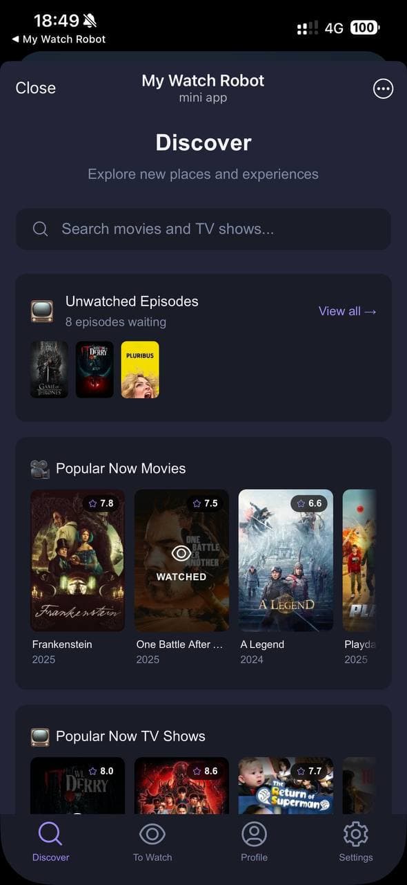 My Watch Robot screenshot 1
