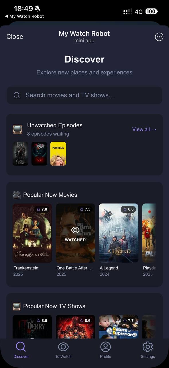 My Watch Robot screenshot 1