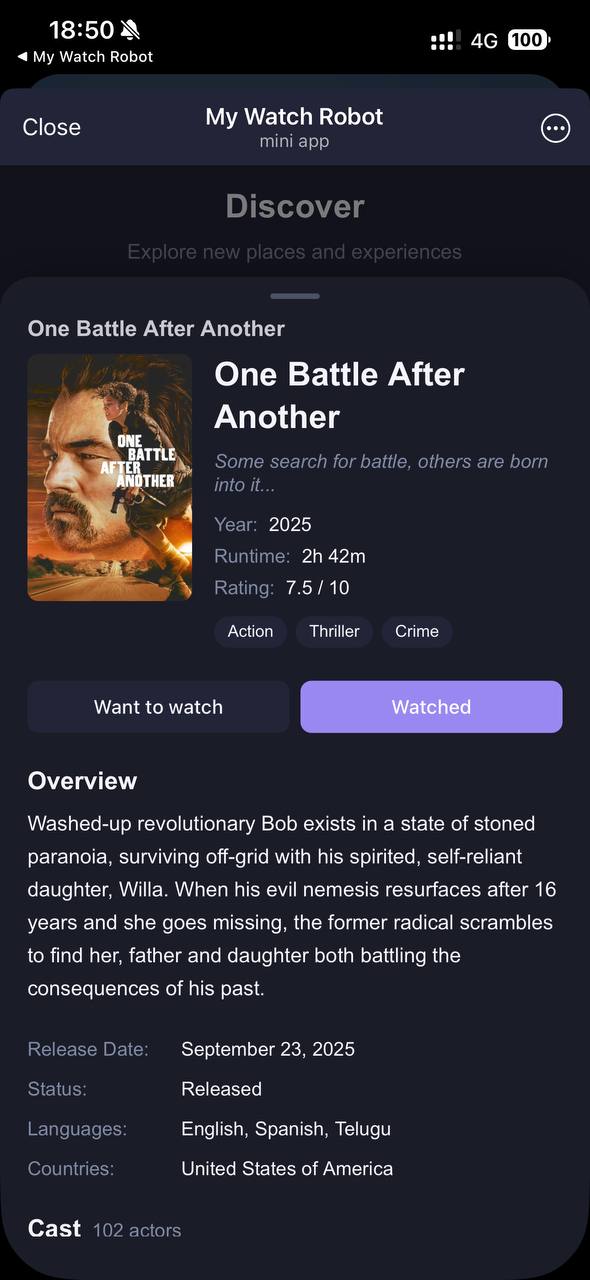 My Watch Robot screenshot 4