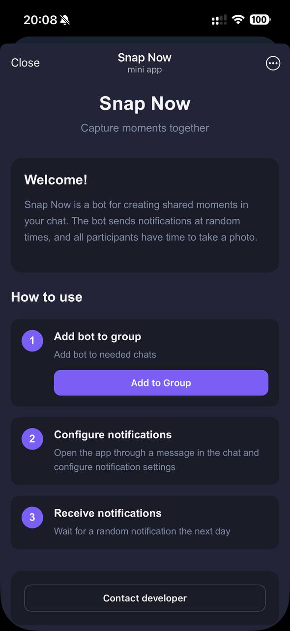 Snap Now screenshot 1